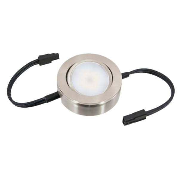 4.3 Watt 120 Volt Nickel 2700K Dimmable Puck Light Kit